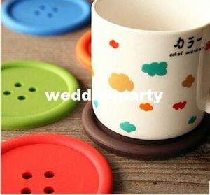 Sottobicchieri in silicone sottobicchiere sottobicchiere da tavolo tazza da tè cuscino tovaglietta sottobicchiere sottobicchiere tappetino portabevande 5 colori