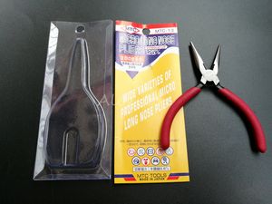 MTC-13 125mm wide varieties of professional micro nose long nose tweezers pliers tools multi functional tool with single package DHL