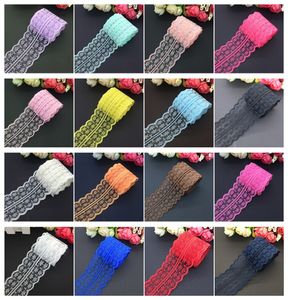 Wholesale Beautiful Handcrafted Embroidered Net Lace Fabric Sewing Lace Ribbon Trim DIY Costume Decoration