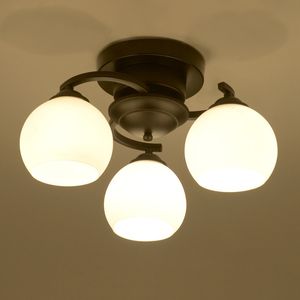 Illuminazione a sospensione in vetro 110v 220v pendenti in vetro chiaro e27 lampadari a led luci caffè camera da letto sala decorazione interna lampade da sposa