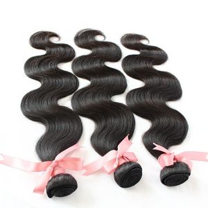 Unprocessed Human Hair Extensions Body Wave 8"-30" Dyeable Hair Weave Weft Natural Color Double Weft 3pcs/lot 100% Malaysian Greatremy Hair