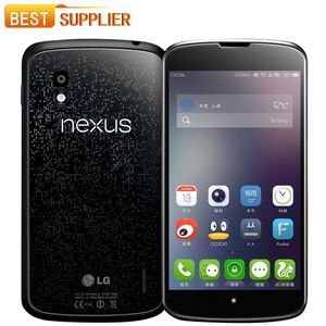 2016 se précipita Real Bar LG E960 Nexus 4 débloqué téléphone d'origine 4.7 '' tactile 8 go/16 go Rom Quad Core 8mp caméra Gps Wifi Nfc téléphone