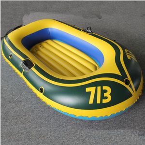 crianças nadar piscina de barco ar crianças brinquedo da água pesca jangada 192x114cm flutuante com 2 remos e 1 kits de bomba e reparação