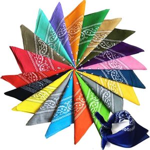 Fabrika Fiyat 20.000 adet En Kaliteli Ulusal 100% Pamuk Paisley Bandana Çift Yan Başkanı Wrap Eşarp Bileklik Hızlı Kargo