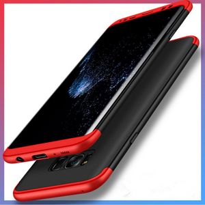 Wysokiej jakości stopni Pełna sprawa Ultra cienka moda Matte Pokrywa telefonu dla Samsung Galaxy S8 Plus S7 Edge Case