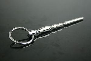 Chastity Devices Stainless Steel Urethral Plug Male Urethral Stretching Through Hole #r2