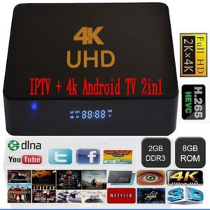 4k Uhd Tvs achat en gros de boîte set top iptv Hot k UHD android tv box in1 G G avec kodi mieux que MXQ pro s905x N95 Qbox MAG