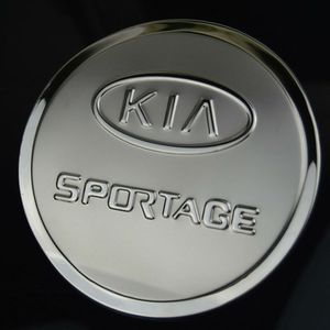 Per il periodo 2008-2013 2014 2015 KIA Sportage Sportage R Coperchio del serbatoio Coperchio del serbatoio del gas/carburante/olio in acciaio inossidabile Accessori per lo styling dell'auto