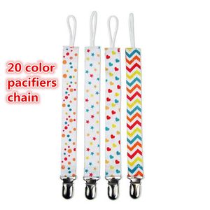 Neue Chupeta Baby-Schnuller-Clips, Schnullerkette, bunte Baby-Nippelkette, Anti-Drop-Kette, Schnuller-Nippelgürtel, kid346