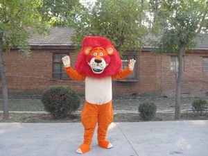 Hot high quality Real Pictures Deluxe lion Mascot Costume Character Costume Adult Size Christmas Clothing factory direct free ship