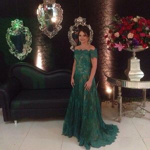 Wholesale dark green maternity dress for sale - Group buy 2016 Dark Green Lace Evening Dresses Illusion Bodice Long Prom Gowns Off Shoulder Arabic Plus Size Party Dresses Maternity Dresses