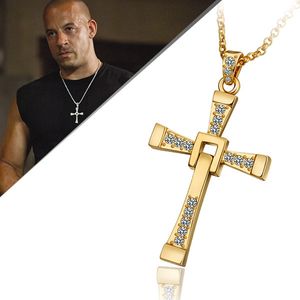 Оптово-мужские цепи 65 см 18k Golden Cross подвеска ожерелья Colar de ouro Snake N705 для праздничного подарка