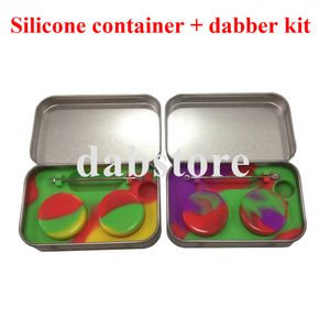 I migliori contenitori in silicone per vasetti in silicone per cera Contenitori in silicone per olio Dab economici al 100% per uso alimentare da 5 ml