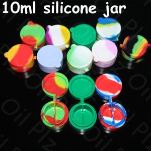 Nonstick Wax Containers 10ml silicone box big can Silicon container Colorful Non-stick storage jar oil dab rigs