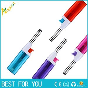 Mini Torch Gas Inflatable Cigarette Lighter 5 colors with display box also offer usb windproof arc lighter hot