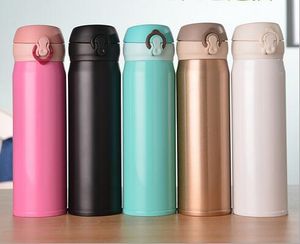 New Arrive Home Kitchen c Thermoses 420ml Stainless Steel Insulated Thermos Cup Coffee Mug Travel Drink Bottle KD1