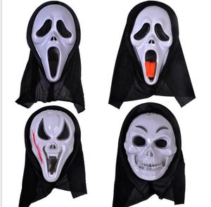 Halloween Gud av dödsmasker Halloween Cloak Cape Masks Horror Ghost Mask Vampire Mask Devil Masks Skull Mask