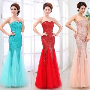 Syrenki Prom Dresses Tanie cekiny Sweetheart Backless Formalne suknie wieczorowe Długa sukienka na imprezę arabską poniżej 50 darmowa wysyłka