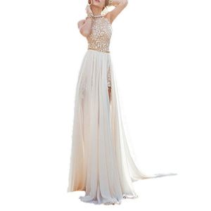 Kleider Sexy Spitze Lange Abend Formale Party Kleid Kleid Prom Neue Hohe Qualität Niedrigen Preis frauen Strand kleid Kostenloser Versand