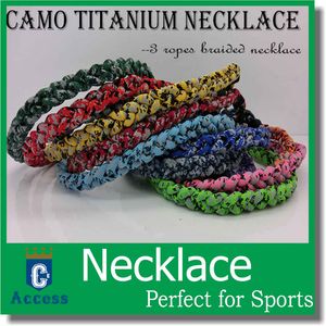 Sale! 22" 20" 18" Camo Sport Tornado Titanium Necklace Twisted Football Baseball