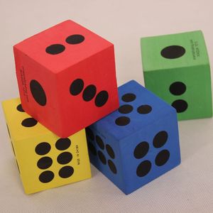 Wholesale multi colored dice resale online - 37mm Multi Colored EVA Dice Big Size Dices Funny Toys Entertainment Dice Accessories Family Game Good Price High Quality S28
