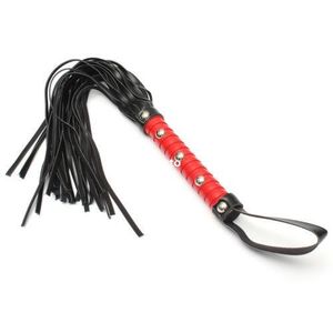Other Sex Products 45cm PU Leather Whip Black Flogger Role Play Costume Cosplay Role Play Adult Toy #E593