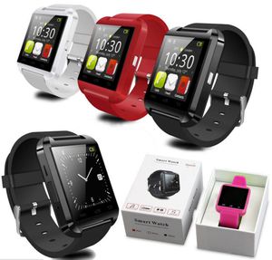 DZ09 GT08 SmartWatch al por mayor-Reloj Bluetooth SmartWatch U8 Relojes Pulsera Android VS VS DZ09 GT08 M26 para iPhone SamsungNote4 Note3 HTC LG