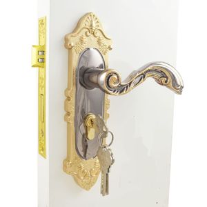 Y1292TBG interior door decoration high-grade zinc alloy door handle lock European bedroom bathroom door locks
