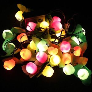 Slaes 3m Room Decor Obst Ändern LED Lampe Nachtlicht Kinder Kinder WEIHNACHTEN Geschenk #B591