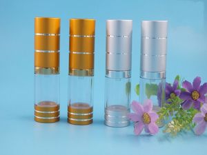 100pcs/lot 10ml Airless Bottle Vacuum bottle Pump Lotion Cosmetic Container Used For Travel Refillable Bottles