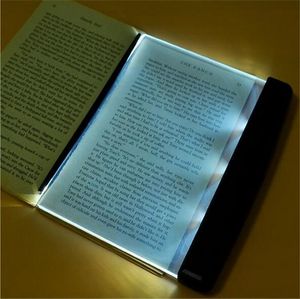 LED kitap ışığı okuma gece ışık düz plaka taşınabilir araba seyahat paneli ev kapalı çocuk yatak odası için led masa lambası