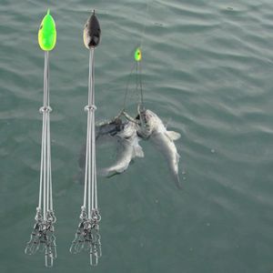 야외 편리한 물고기 미끼 낚시 후크 스테인리스 스틸 장비 다기능 낚시 태클 조합