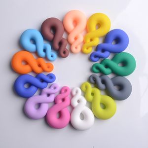 Wholesale necklaces for babies for sale - Group buy Baby Chew Necklace Teether Beads Food Grade Silicone Shaped Teething Pendant Nursing Baby Teether Toy Necklace Jewelry Multi Colors