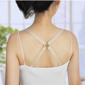 Women's Convertible Cross Bra Straps 1.5 cm Wide Adjustable Elastic Soft Shoulder Straps Intimates Accessories bra straps 10pcs/lot