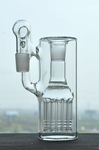 Cachimbos de água Collinss Clear 12 Arm Tree Percolator 18mm Glass Ash Catcher Glass Bubbler Glass Bong Frete Grátis