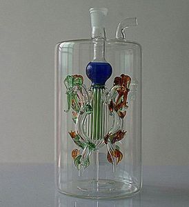 Quatro panlong filtro de vidro do cachimbo de água ---- óleo bongos de vidro da tubulação de água de espessura pyrex mini heady líquido sci tubulação de água, cor de entrega aleatória