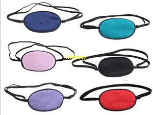 Versandkostenfrei erwachsenes kind einäugig gehobene seide schlaf augenmaske einäugig amblyopie trainer eyeshade soft eye patch schwarz