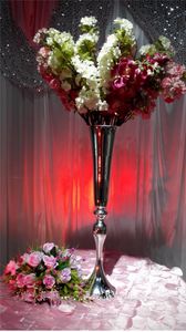 Tall 75CM wedding pillar flower vase centerpieces for aisle decoration