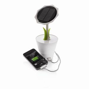 Partihandel Original XD Solblower Laddare 2500mAh för mobiltelefoner, solrosor Solar Power Bank for Home / Office Decoration Sunflower Gift