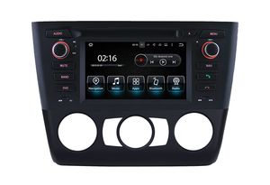 Octa núcleo android13.0 px5 carro dvd navegação gps para bmw série 1 e81 e82 e88 tela de toque mirro link central multimídia