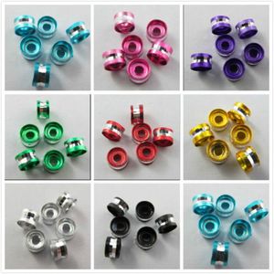 Lot 1000PCS Mixed Aluminium Shiny Tube Spacer Beads 8Colors 6x4mm Free Ship