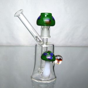 mini dab teçhizat cam kuleleri balmumu teçhizatı konsantre yağ kuleleri disk perc başlık cam dab bong 5 '' mantar su bong mini boyun beher