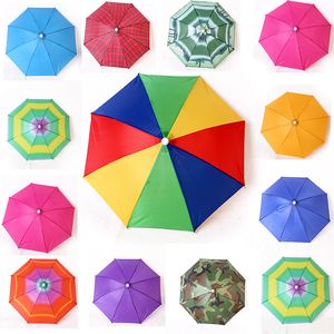 Factory spot wholesale fishing farm under the special umbrella hat wearing custom portable umbrella