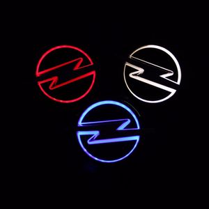 Auto Styling CM cm Wit Blauw Rood D Achterbadge Bulb Embleem Logo LED Licht Sticker Lamp voor Opel Vectra Corsa Insignia