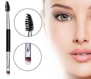 High Quality Professional Single Double Side Head Cosmetic Makeup Brush Eyelash Brush Eyebrow Brush For Beauty