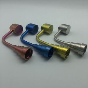 DHL!!! Justerbara 6 IN 1 titan spik hane 10 mm 14 mm 18 mm/19 mm GR2 kupollös titan spik för glas Vatten bongar Dab riggar