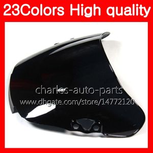 100% Nowy Motocykl Windscreen do Honda CBR600F2 91 92 93 94 CBR600 F2 CBR 600 F2 1991 1992 1993 1994 Chrome Black Clear Smoke Shine