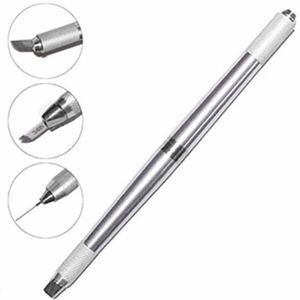 Professional 3 in 1 pc Tebori Microblading pen for permanent makeup machine Silver/Golden Manual eyebrow pen Make up tattoo kit