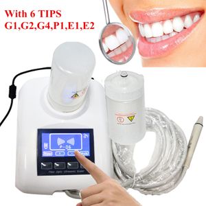 Portable Dental Ultrasonic Scaler push button control Handpiece Tube Connection Detachable whith two bottles and 6 working tips YS-CS-B on Sale