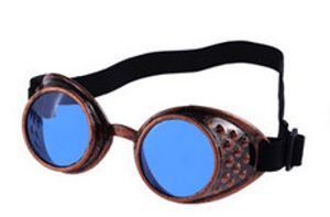 Vintage steampunk solglasögon skyddsglasögon svetsning punk gotisk glasögon cosplay unisex gotisk vintage viktoriansk stil solglasögon 7 färger